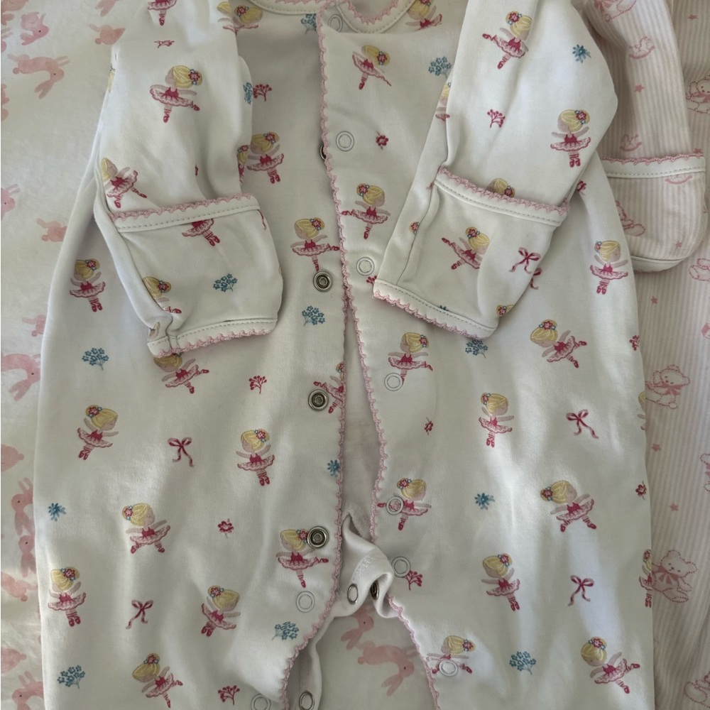 Kissy Kissy button down one piece pajama